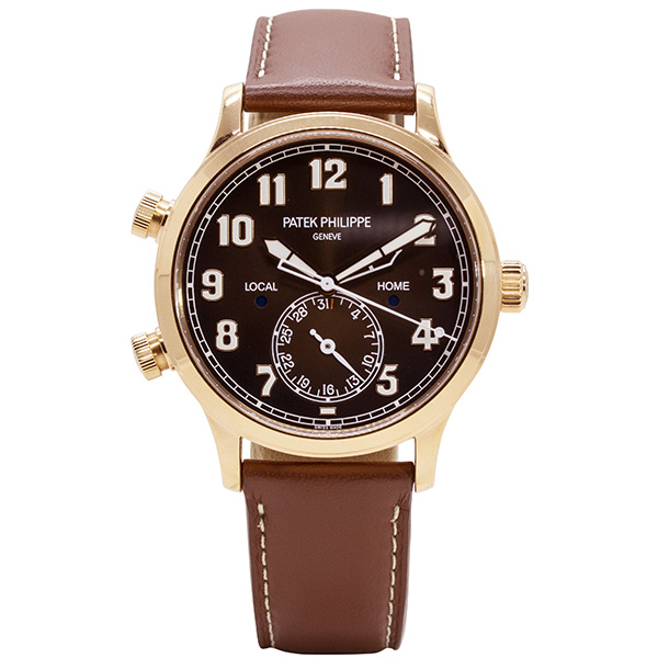 Pre-Owned Patek Philippe Ref. 5524R Calatrava Pilot Travel Time